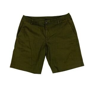 LuLulemon Olive Green Performance Golf Shorts Mens Shorts 36 Inseam 9"